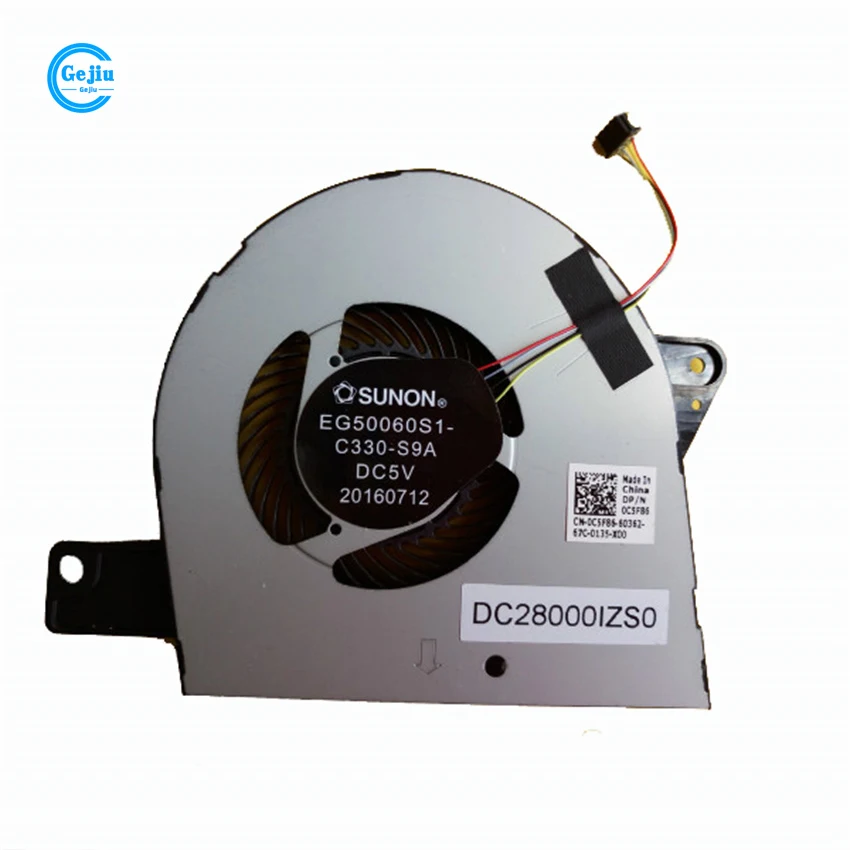 Новый оригинальный вентилятор охлаждения процессора ноутбука M3520 0C5F86 для DELL Latitude 5580
Новый оригинальный вентилятор охлаждения процессора ноутбука M3520 0C5F86 для DELL Latitude 5580