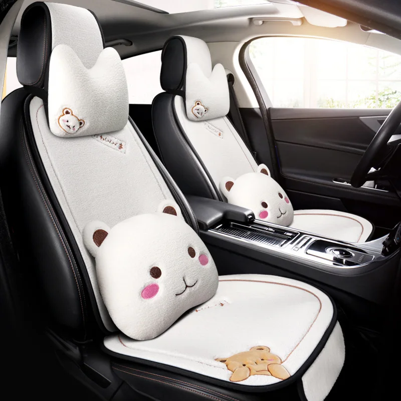 2021 New Arrival Cartoon Bear Winter Lamb Wool Warm Plush Car Interior Ornaments Car Seat Cushion
2021 New Arrival Cartoon Bear Winter Lamb Wool Warm Plush Car Interior Ornaments Car Seat Cushion