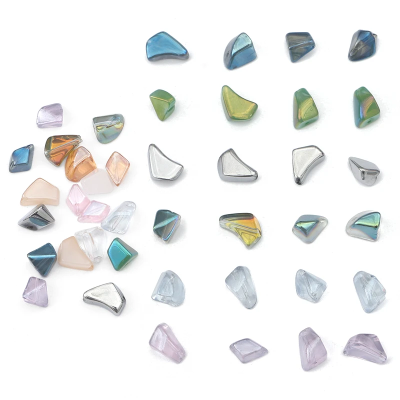 20pcs 7-12mm Irregular Shape Glass Chips Beads Freeform Loose Spacer Beads for Bracelet Necklace DIY Jewelry Making 
20pcs 7-12mm Irregular Shape Glass Chips Beads Freeform Loose Spacer Beads for Bracelet Necklace DIY Jewelry Making