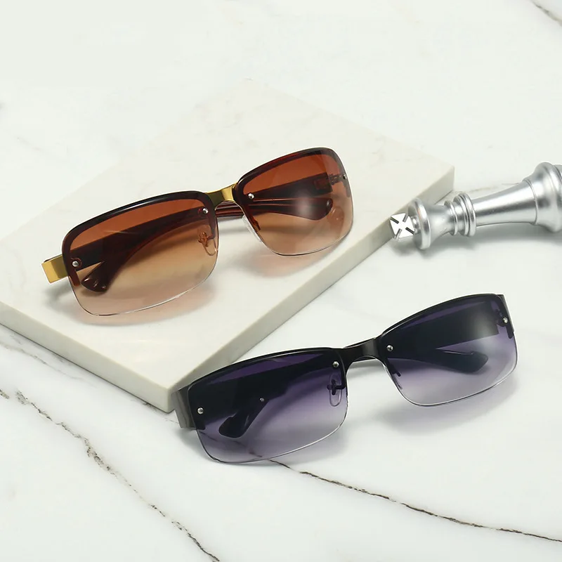 new in rimless square sunglasses women men 2022 high quality aesthetic shades metal frame driving glasses retro oculos de sol uv
new in rimless square sunglasses women men 2022 high quality aesthetic shades metal frame driving glasses retro oculos de sol uv