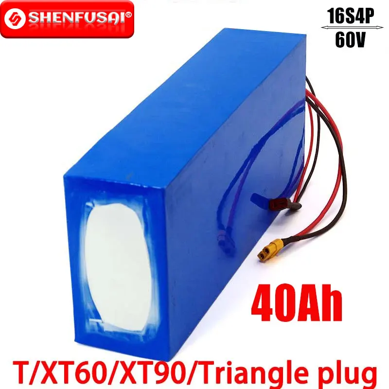 60V 40ah 21700 16s4p Electric scooter bateria 67.2v 40AH Electric Bicycle Lithium Battery 1000W 2000W ebike batteries
60V 40ah 21700 16s4p Electric scooter bateria 67.2v 40AH Electric Bicycle Lithium Battery 1000W 2000W ebike batteries