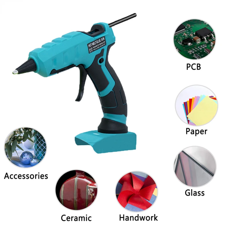 Wireless Lithium Battery Hot Melt Glue Gun For Makita/DEWALT/BlackDecker/Milwaukee/Bosch 18V Battery Electric DIY Power Tool
Wireless Lithium Battery Hot Melt Glue Gun For Makita/DEWALT/BlackDecker/Milwaukee/Bosch 18V Battery Electric DIY Power Tool