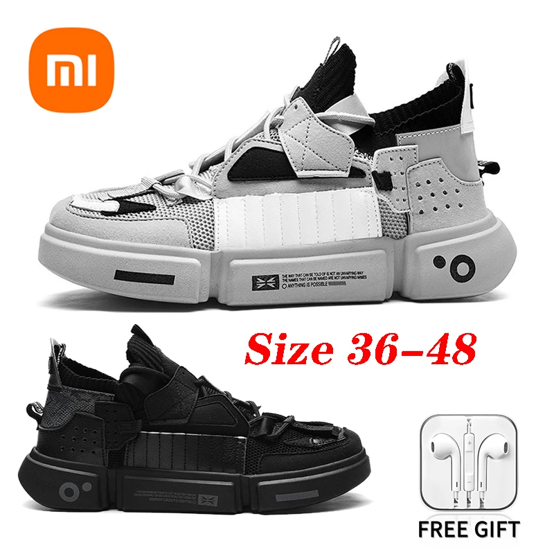 Xiaomi Youpin Мужская повседневная обувь Женские кроссовки Новая мода Легкая дышащая нескользящая мягкая спортивная обувь Кроссовки для пар 
Xiaomi Youpin Мужская повседневная обувь Женские кроссовки Новая мода Легкая дышащая нескользящая мягкая спортивная обувь Кроссовки для пар