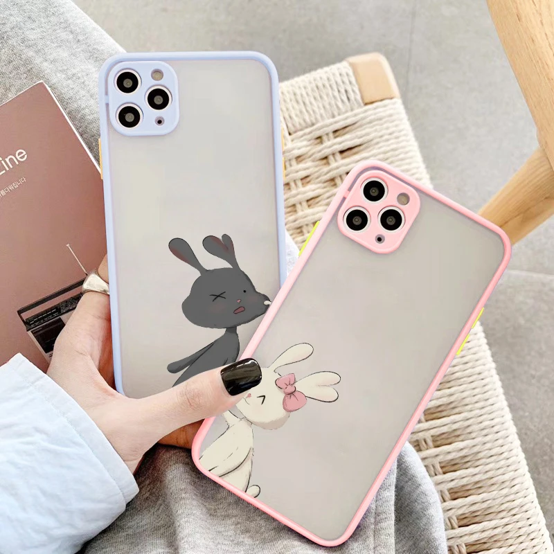 Cartoon Rabbit Lover Couple Phone Case for iPhone 7 8 Plus SE2 13 12 11 Pro MAX Mini XS X XR Hard Shockproof Back Covers Coque
Cartoon Rabbit Lover Couple Phone Case for iPhone 7 8 Plus SE2 13 12 11 Pro MAX Mini XS X XR Hard Shockproof Back Covers Coque
