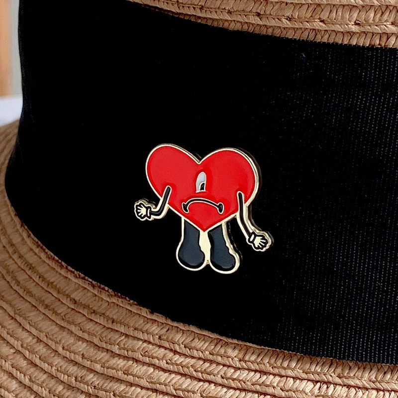 Fashion Ins Cartoon Sad Red Heart Love Villain Love Enamel Brooch Fashion Decoration Personal Enamel Pin Evangelion Gift
Fashion Ins Cartoon Sad Red Heart Love Villain Love Enamel Brooch Fashion Decoration Personal Enamel Pin Evangelion Gift