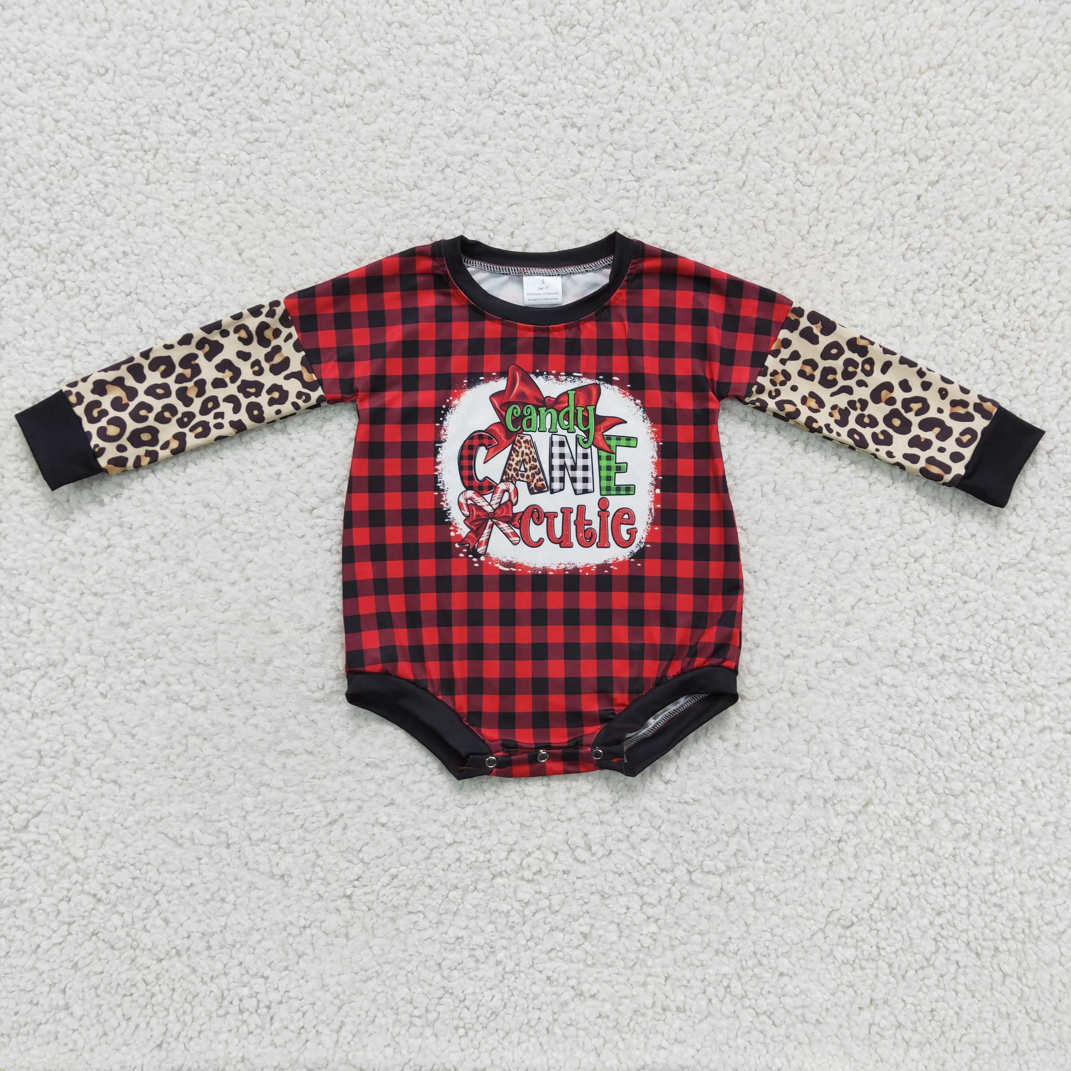 red plaid leopard print long sleeve fashion baby girls romper 100% cotton autumn winter Christmas kids clothing wholesale
red plaid leopard print long sleeve fashion baby girls romper 100% cotton autumn winter Christmas kids clothing wholesale