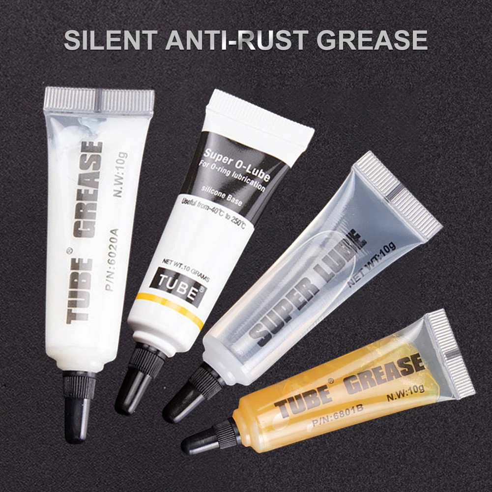 New 10g Lubricant Food Grade Silicone Grease Lube Multi-purpose for Printer Bike Chain Bearing Aquarium O-Ring Gears Maintenance
New 10g Lubricant Food Grade Silicone Grease Lube Multi-purpose for Printer Bike Chain Bearing Aquarium O-Ring Gears Maintenance