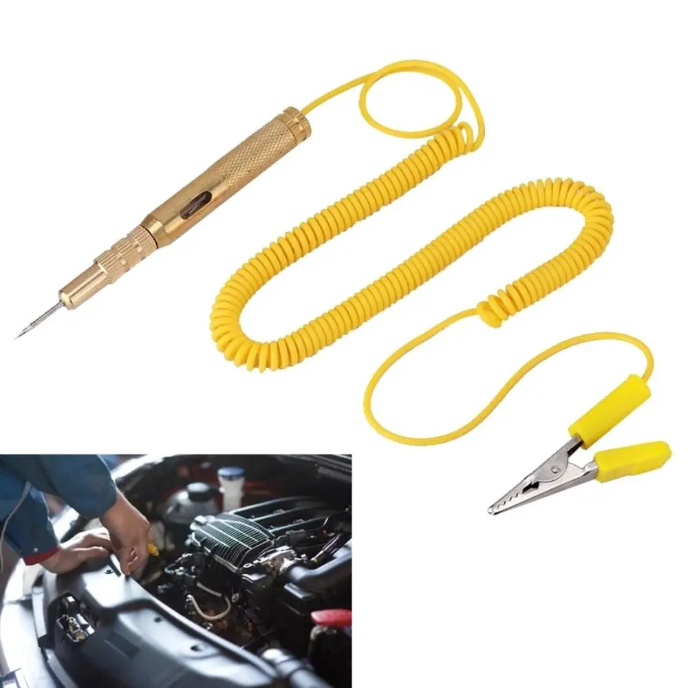 Auto Car Circuit Tester Diagnostic Tools Test Probe Lamp 6V-24V Light System Lamp Voltage Test Pen Detector Copper Vehicle
Auto Car Circuit Tester Diagnostic Tools Test Probe Lamp 6V-24V Light System Lamp Voltage Test Pen Detector Copper Vehicle
