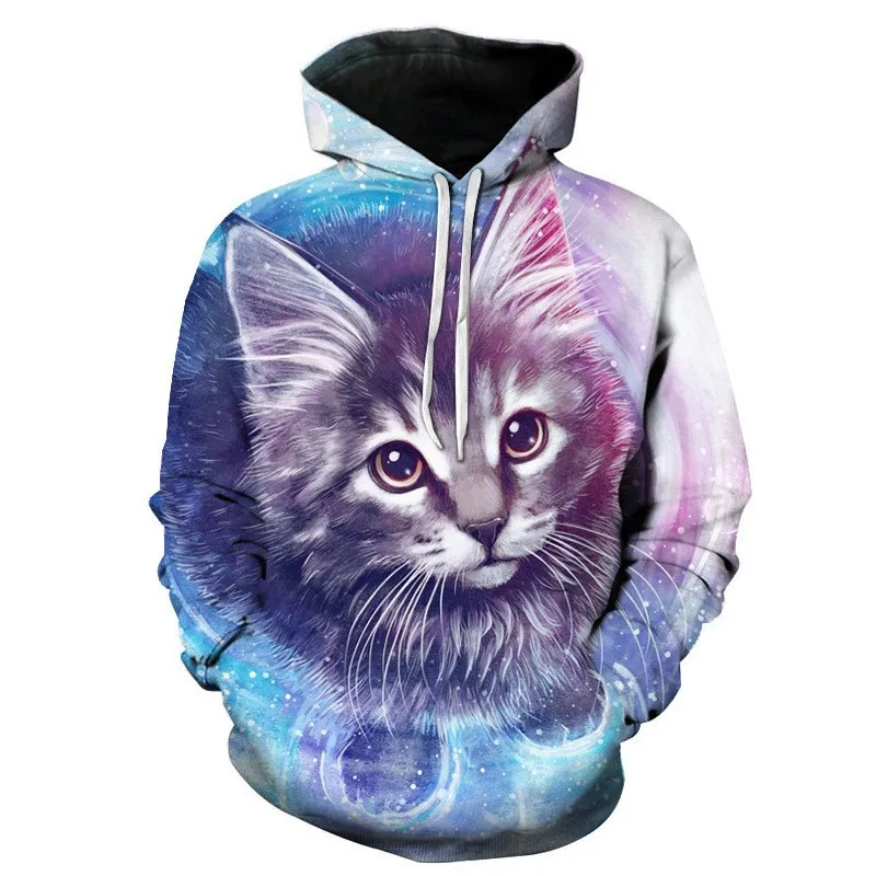 2022 New Cat 3d Printing Hoodie Sportswear Men's And Women's Casual Fashion Sports All-match Harajuku Style Hooded Sweater
2022 New Cat 3d Printing Hoodie Sportswear Men's And Women's Casual Fashion Sports All-match Harajuku Style Hooded Sweater