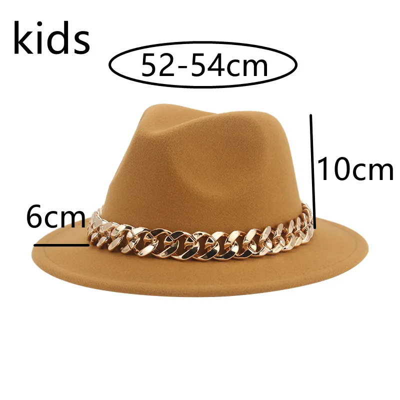 Hats for Women Fedoras Kids Hat Boys Girls Fedora Hat Chain Luxury Cute 52cm Small Baby Winter Hats Panama Fedoras Chapeau Femme
Hats for Women Fedoras Kids Hat Boys Girls Fedora Hat Chain Luxury Cute 52cm Small Baby Winter Hats Panama Fedoras Chapeau Femme