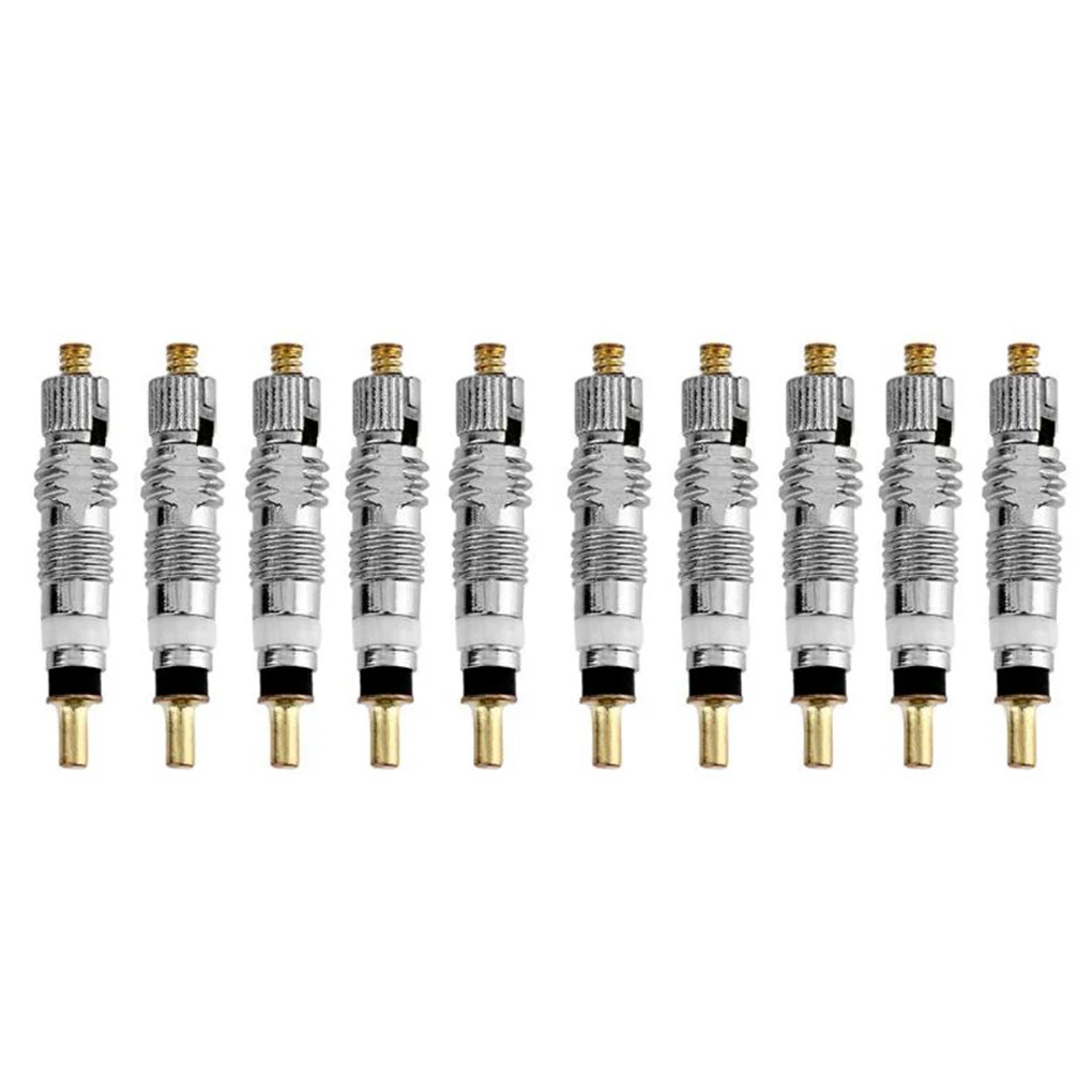 10PCS/Set Metal Copper Detachable Presta Valve Core Bicycle Road Bike Valve Core French Air Pump Valve 
10PCS/Set Metal Copper Detachable Presta Valve Core Bicycle Road Bike Valve Core French Air Pump Valve