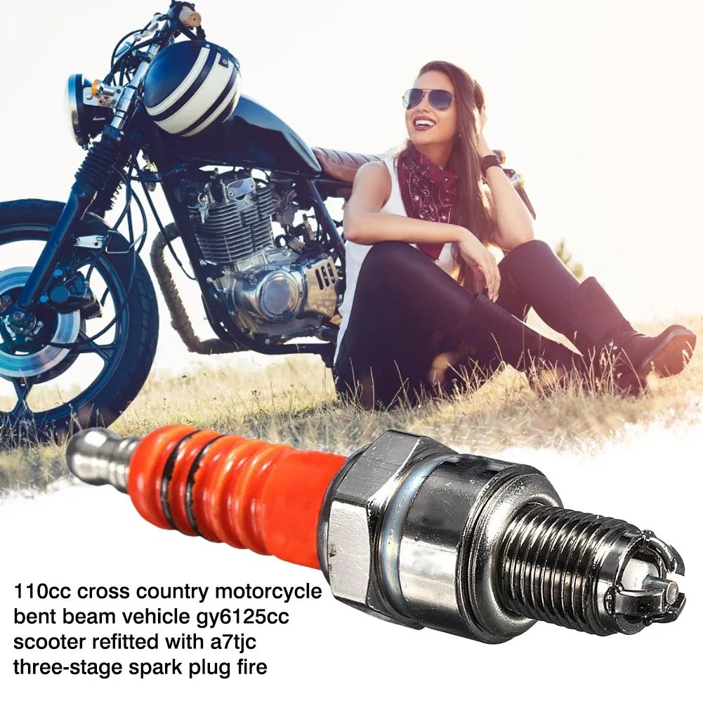 Motorcycle Spark Plugs Racing 3 Electrode Spark Plug Sparking Plug Nozzle For 110CC GY6125CC Dirtbikes ATVs Cubs Moped Scooter
Motorcycle Spark Plugs Racing 3 Electrode Spark Plug Sparking Plug Nozzle For 110CC GY6125CC Dirtbikes ATVs Cubs Moped Scooter
