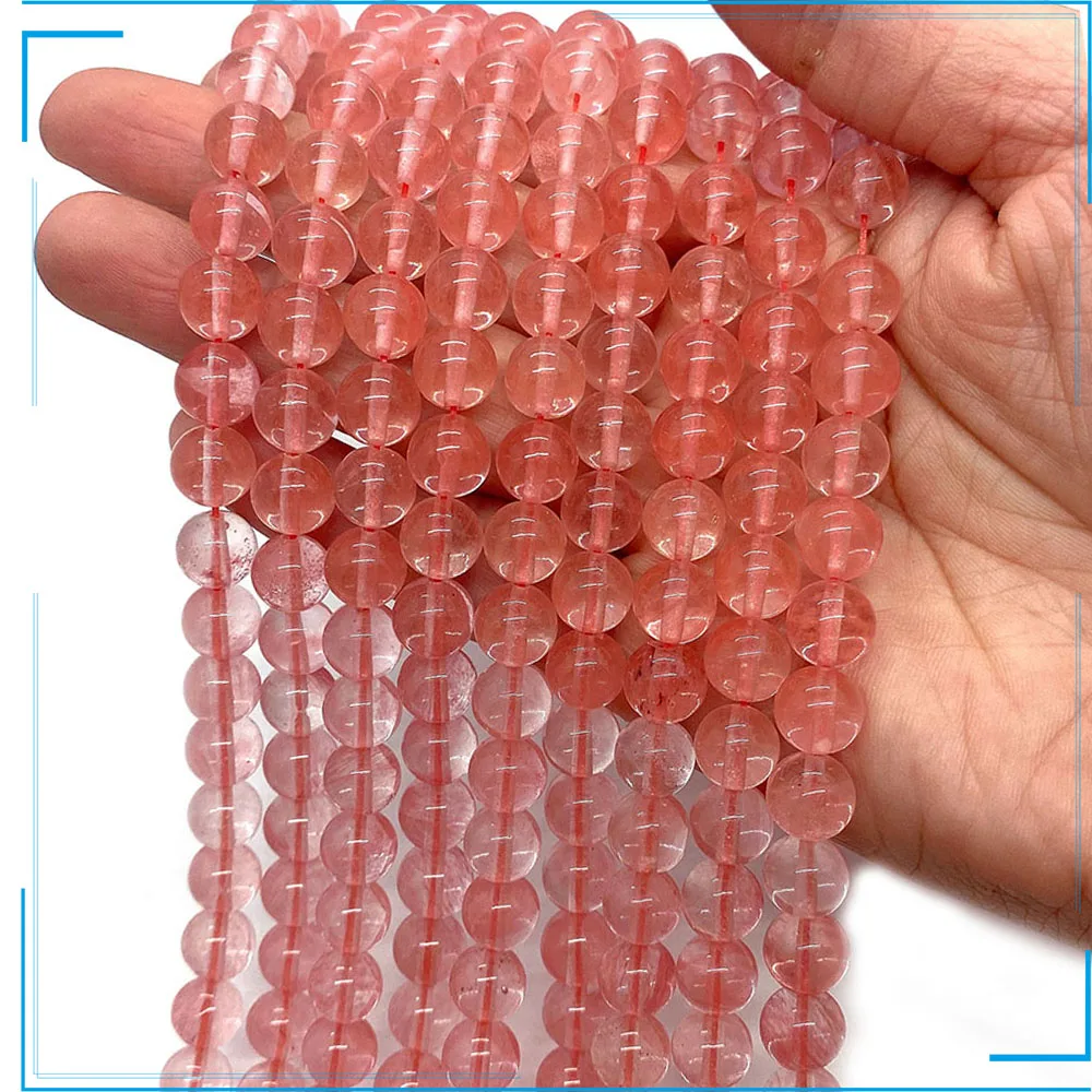 Natural Round Red Watermelon Crystal Quartz Stone Exquisite Fashion Spacer Beads for DIY Jewelry Making Bracelet Accessories
Natural Round Red Watermelon Crystal Quartz Stone Exquisite Fashion Spacer Beads for DIY Jewelry Making Bracelet Accessories