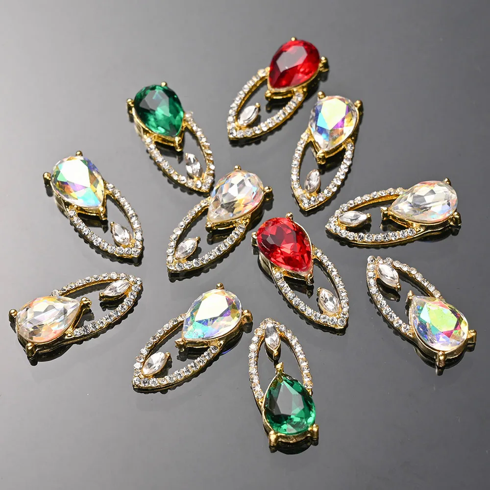 5pcs Nail Art Alloy 3D Charms Long Hollow Water-Drop Design Nail Rhinestone Heart Charms Nail Accessories For DIY Jewelry Gems
5pcs Nail Art Alloy 3D Charms Long Hollow Water-Drop Design Nail Rhinestone Heart Charms Nail Accessories For DIY Jewelry Gems