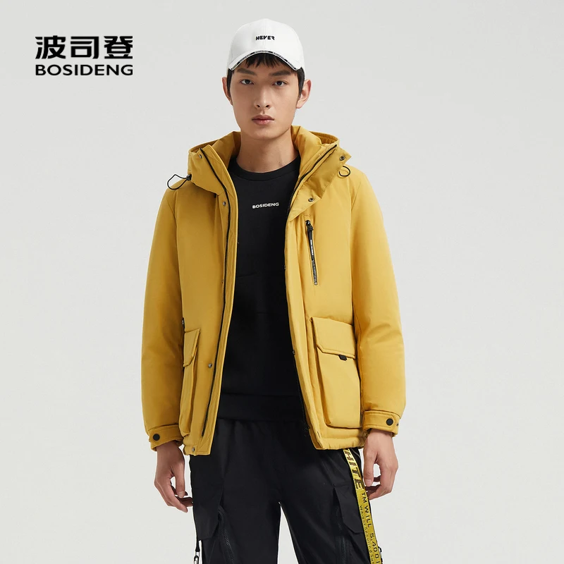 BOSIDENG men jacket winter short jacket 90% duck down coat hooded jacket thicken warm outwear B00145223
BOSIDENG men jacket winter short jacket 90% duck down coat hooded jacket thicken warm outwear B00145223