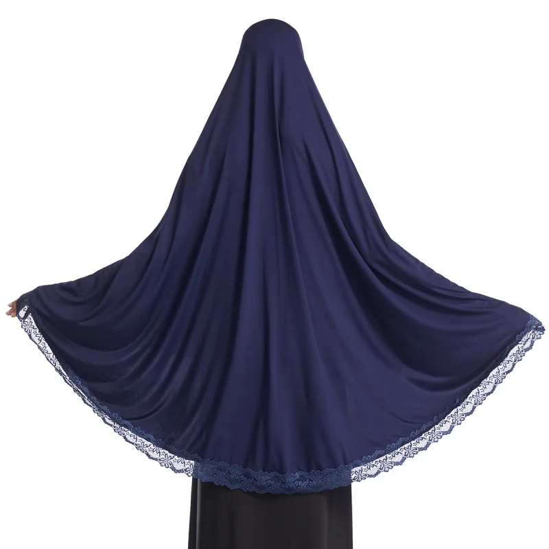 Women Modest Ramadan Muslim FemalTurban Breathable Islamic Nun Sister Headwear Ethnic Arab Soft Jersey Lace Long Hijab Shawl
Women Modest Ramadan Muslim FemalTurban Breathable Islamic Nun Sister Headwear Ethnic Arab Soft Jersey Lace Long Hijab Shawl