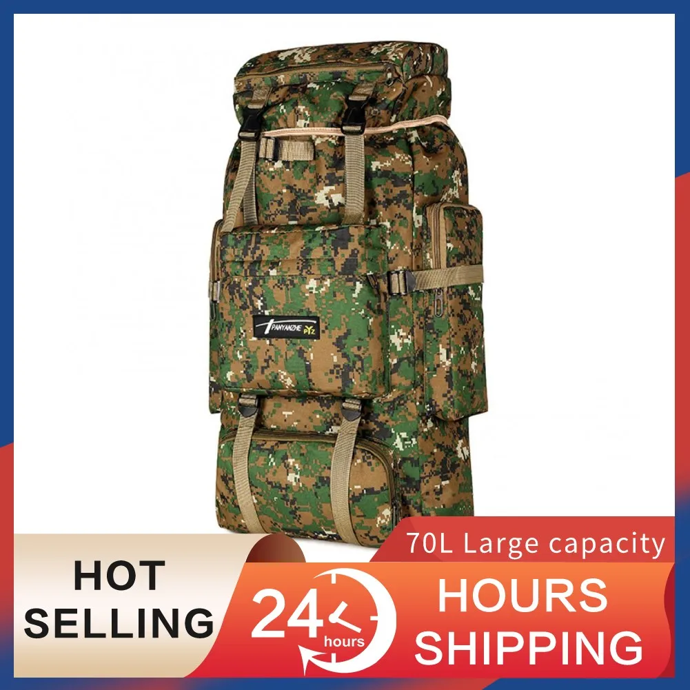 70L Large Capacity Mountaineering Bag Men Army Military Tactical Backpack Outdoor Sport Camping Hunting Climbing Rucksack
70L Large Capacity Mountaineering Bag Men Army Military Tactical Backpack Outdoor Sport Camping Hunting Climbing Rucksack