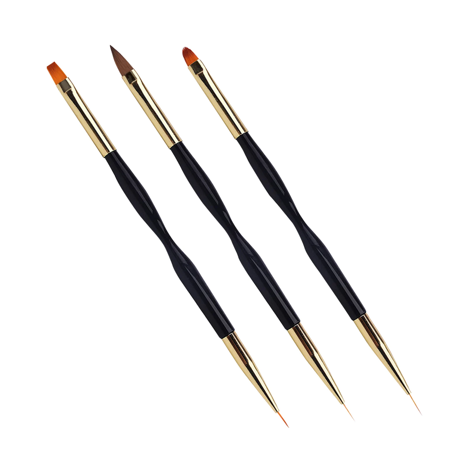 3pcs Liner Double Ended DIY Drawing Pedicure UV Gel Nail Brush Set Painting Pen Fingernail Modelling Manicure Art Salon
3pcs Liner Double Ended DIY Drawing Pedicure UV Gel Nail Brush Set Painting Pen Fingernail Modelling Manicure Art Salon