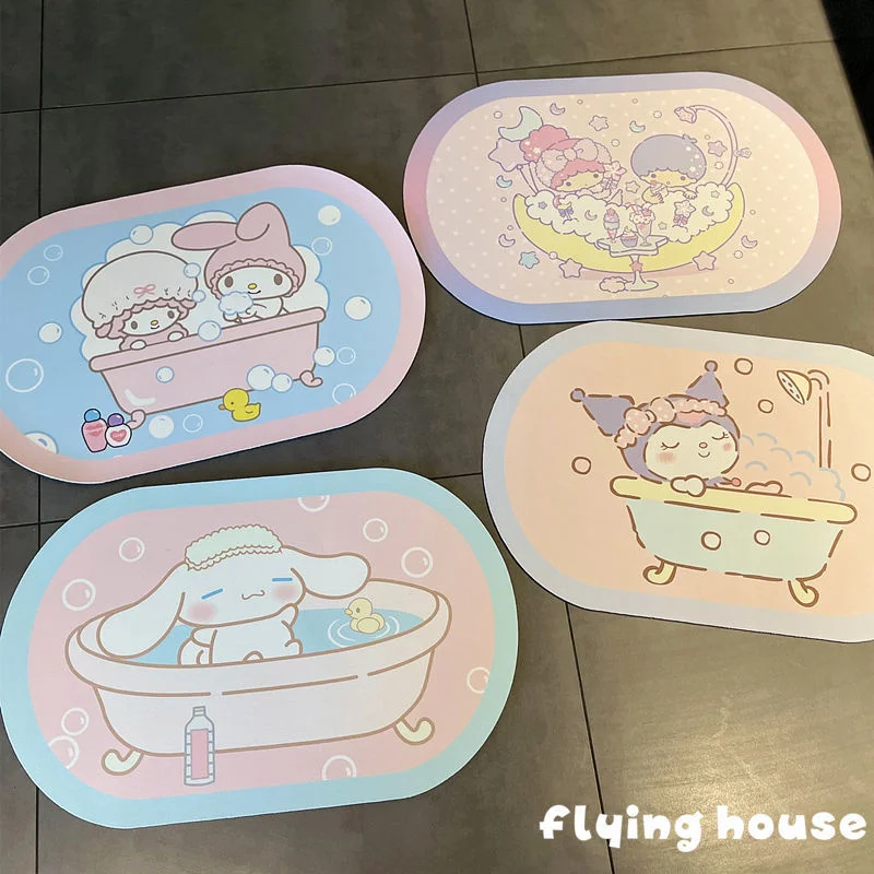 Sanrio Cute Cartoon Kuromi Cinnamoroll Melody Diatom Pad Absorbent Soft Pad Bathroom Quick Dry Pad Kitchen Door Mat
Sanrio Cute Cartoon Kuromi Cinnamoroll Melody Diatom Pad Absorbent Soft Pad Bathroom Quick Dry Pad Kitchen Door Mat