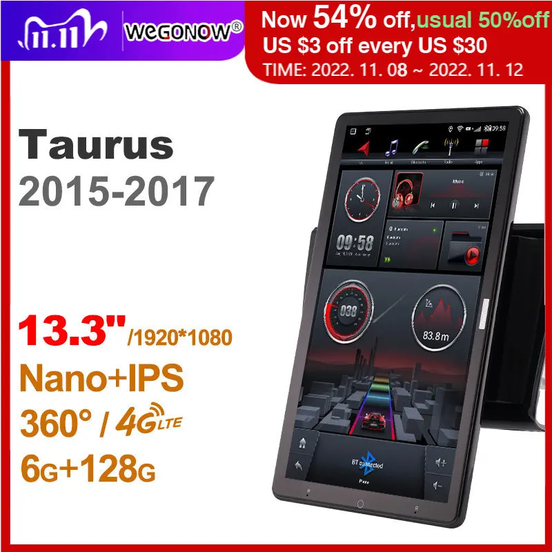 1920*1080 Nano Ownice Android10.0 для Ford Taurus 2015-2017 Автомобильная магнитола Видео Аудио 13,3 дюймов IPS поворотный 360 6G 128G Тесла стиль
1920*1080 Nano Ownice Android10.0 для Ford Taurus 2015-2017 Автомобильная магнитола Видео Аудио 13,3 дюймов IPS поворотный 360 6G 128G Тесла стиль