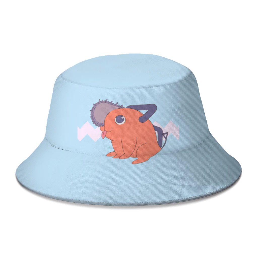 

Chainsaw Man Fisherman Hats Boy Girl Cool Cute Pochita Summer Bucket Hats Beach Boonie Hat Gift