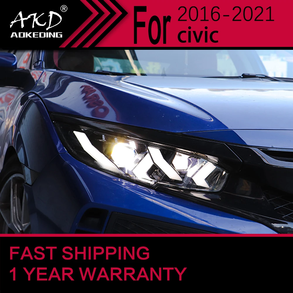 Автомобильные фары для Honda CIVIC, светодиодные фары 2016-2021 Civic, фары головного света, ДХО, Проекционные линзы, автомобильные аксессуары
Автомобильные фары для Honda CIVIC, светодиодные фары 2016-2021 Civic, фары головного света, ДХО, Проекционные линзы, автомобильные аксессуары