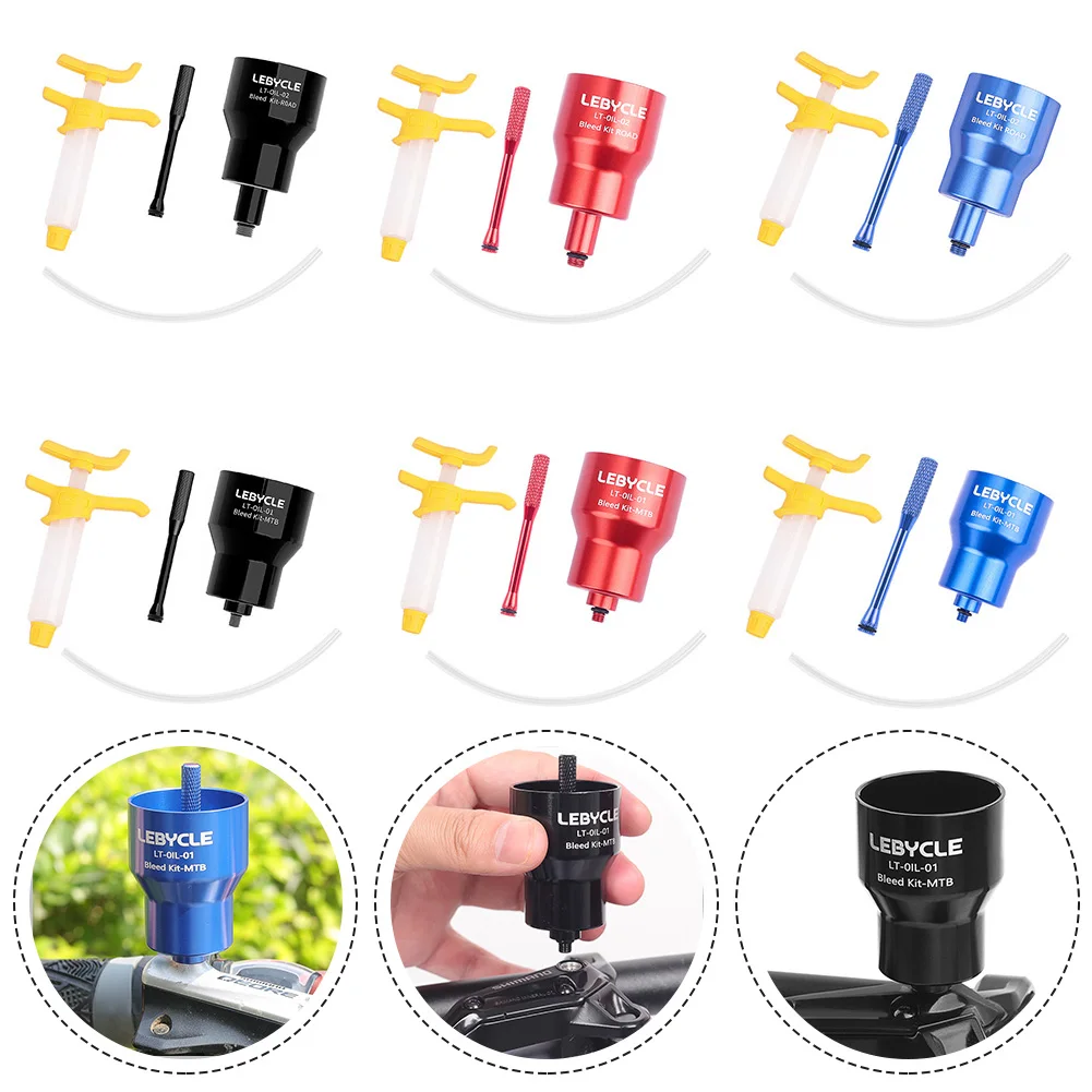 Bicycle Hydraulic Disc Brake Bleed Tool Kit For-Shimano Road Mountain Bike Oil Hydraulic Brake Oil Injection Oil Change Tool
Bicycle Hydraulic Disc Brake Bleed Tool Kit For-Shimano Road Mountain Bike Oil Hydraulic Brake Oil Injection Oil Change Tool