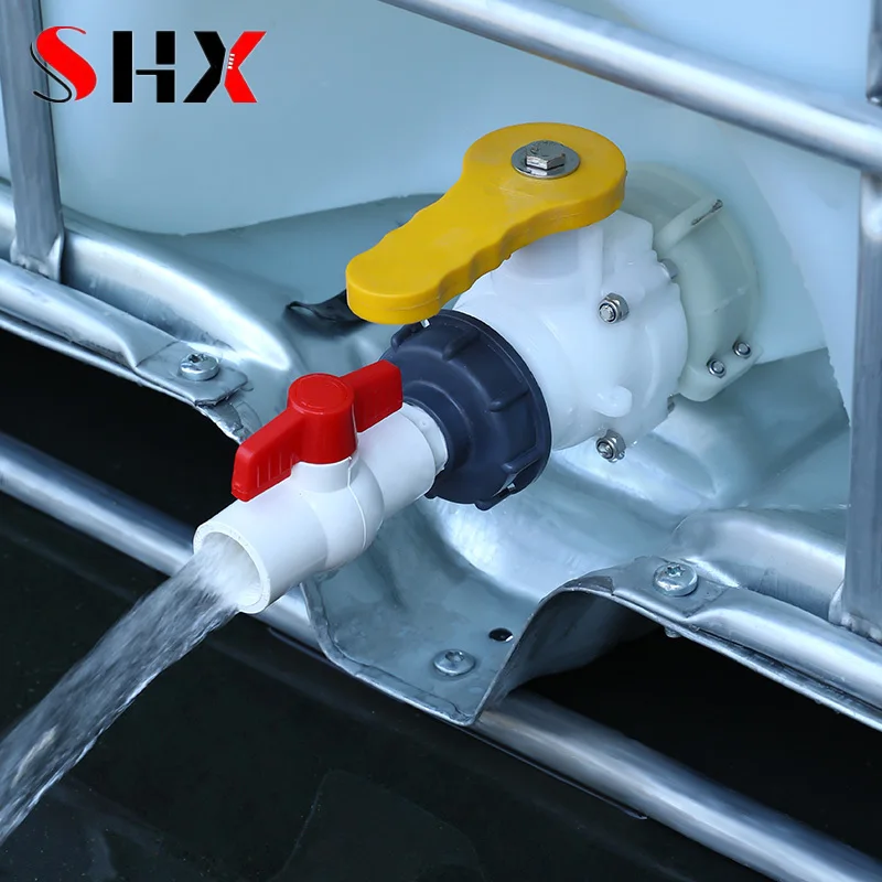 60mm Coarse Thread IBC Tank Adapter to 1/2'' 3/4'' 1'' 1.2'' 1.5'' Hose IBC Tank Fittings With Switch Connector
60mm Coarse Thread IBC Tank Adapter to 1/2'' 3/4'' 1'' 1.2'' 1.5'' Hose IBC Tank Fittings With Switch Connector