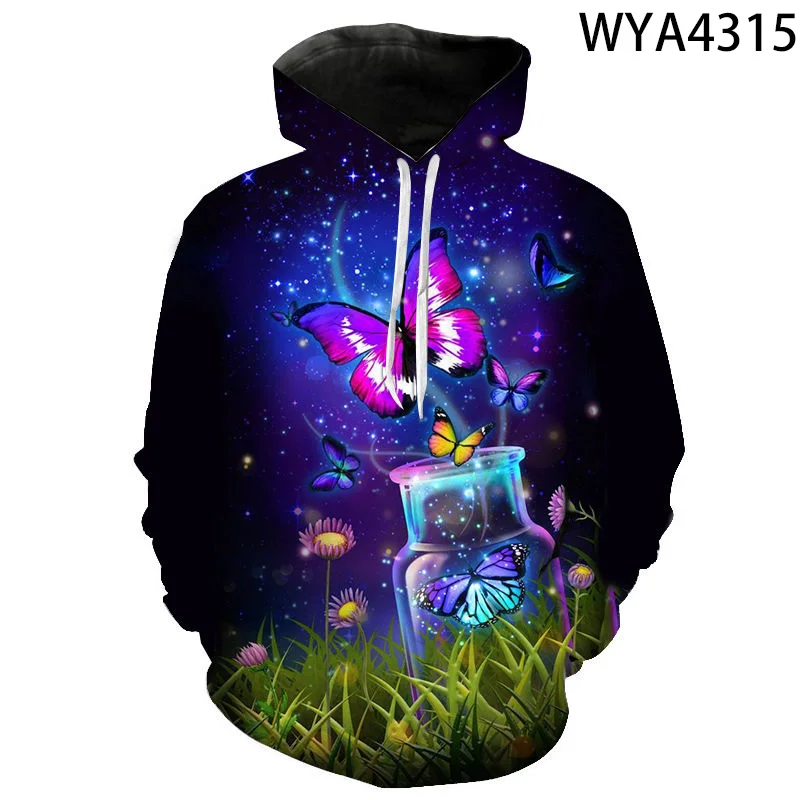 Men Women Children Butterfly Sweatshirts 3D Printed Pullover Long Sleeve Boy Girl Kids Hoodies Streetwear Casual Hooded Jacket
Men Women Children Butterfly Sweatshirts 3D Printed Pullover Long Sleeve Boy Girl Kids Hoodies Streetwear Casual Hooded Jacket
