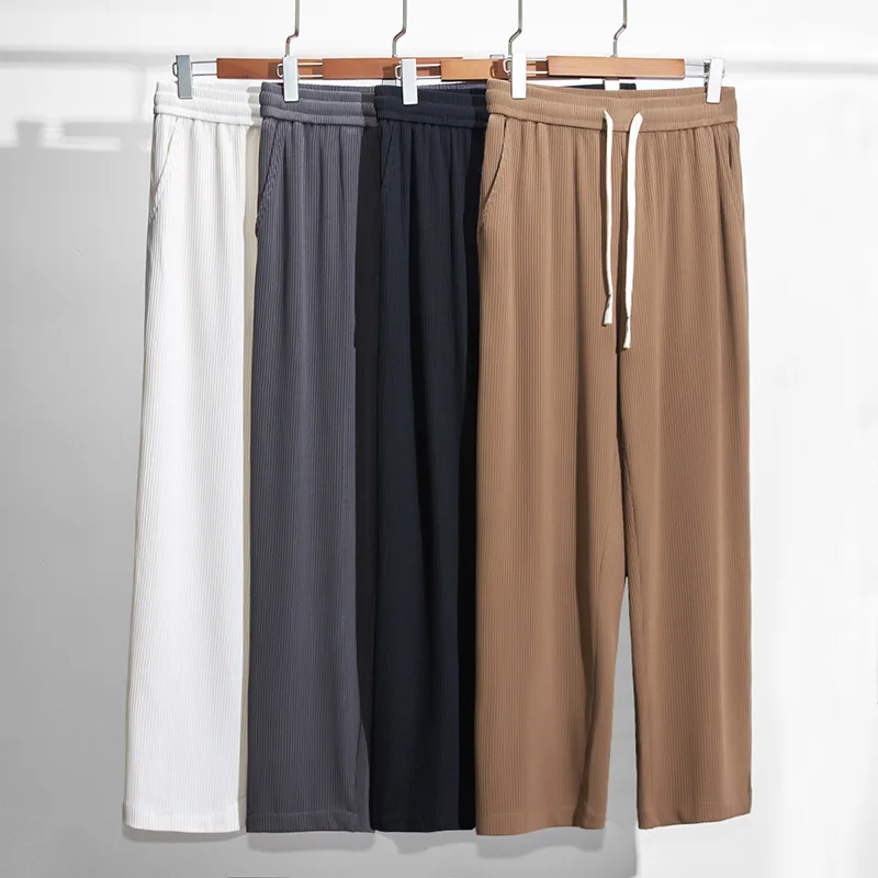 Ice Silk Casual Pants 2022 New Summer Thin Youth Straight Trousers Mens Clothing
Ice Silk Casual Pants 2022 New Summer Thin Youth Straight Trousers Mens Clothing