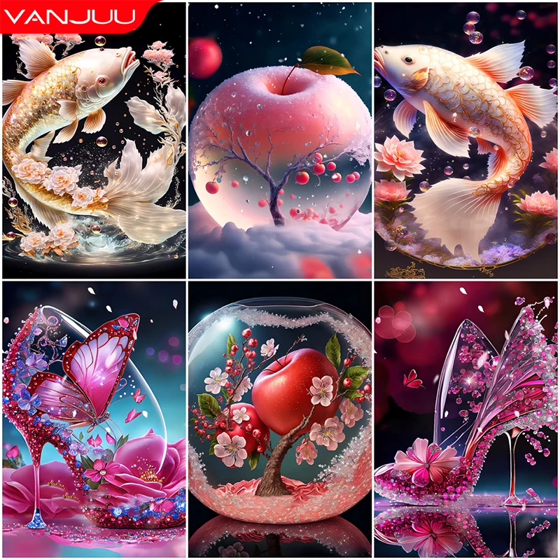 Goldfish DIY 5D Diamond painting Kit Fruit Diamond Mosaic Landscape Cross Diamond Embroidery Painter Home Decoration Painting
Goldfish DIY 5D Diamond painting Kit Fruit Diamond Mosaic Landscape Cross Diamond Embroidery Painter Home Decoration Painting