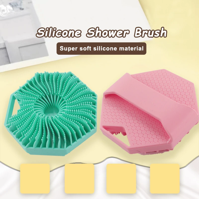 Silicone Body Scrubber Bath Brush Portable Shower Massage Brush Exfoliating Scrub Body Wash Skin Cleaning Bathroom Bathing Tools
Silicone Body Scrubber Bath Brush Portable Shower Massage Brush Exfoliating Scrub Body Wash Skin Cleaning Bathroom Bathing Tools