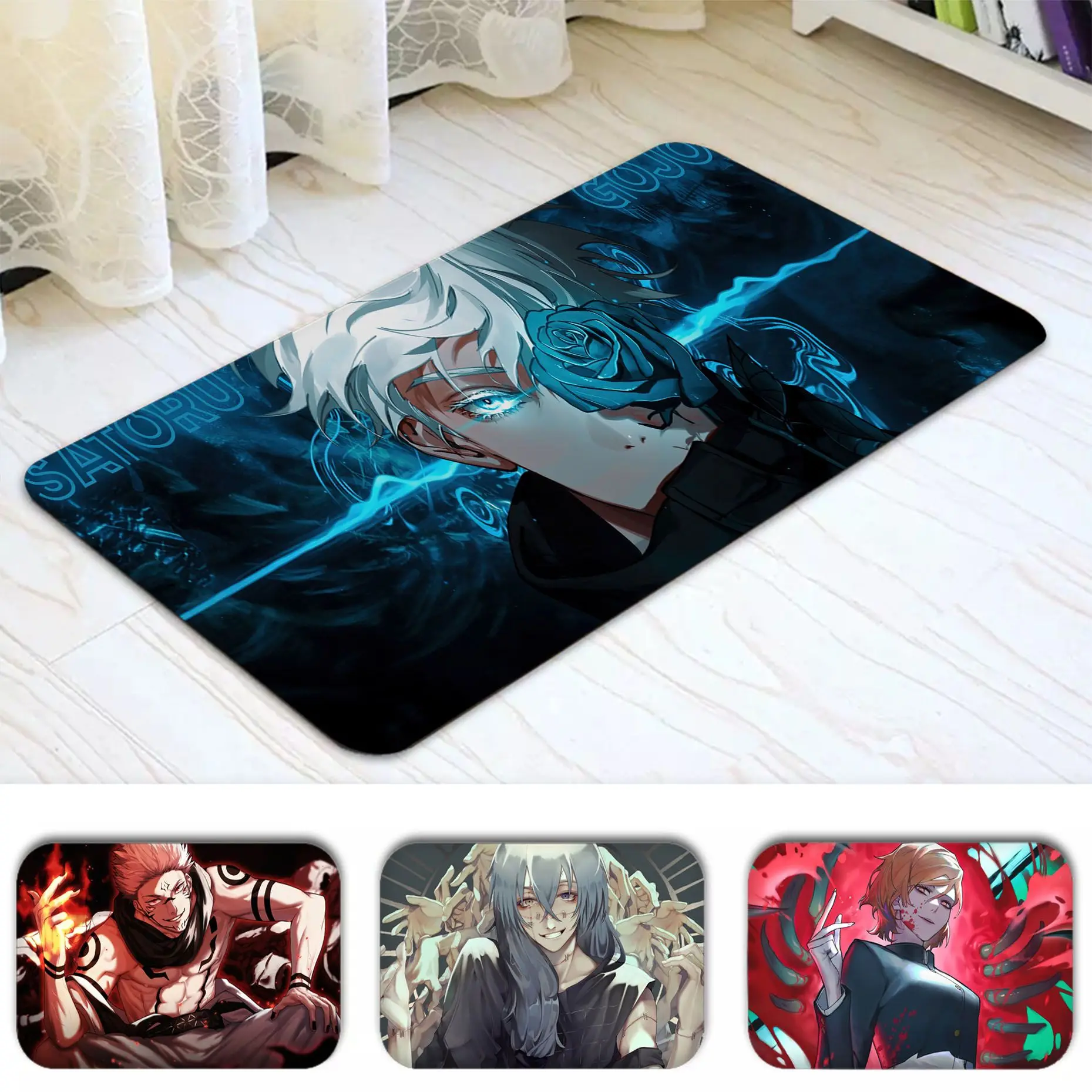 Anime Jujutsu Kaisen Kitchen Mat Rectangle Anti-slip Home Soft Badmat Front Door Indoor Outdoor Mat Welcome Rug
Anime Jujutsu Kaisen Kitchen Mat Rectangle Anti-slip Home Soft Badmat Front Door Indoor Outdoor Mat Welcome Rug