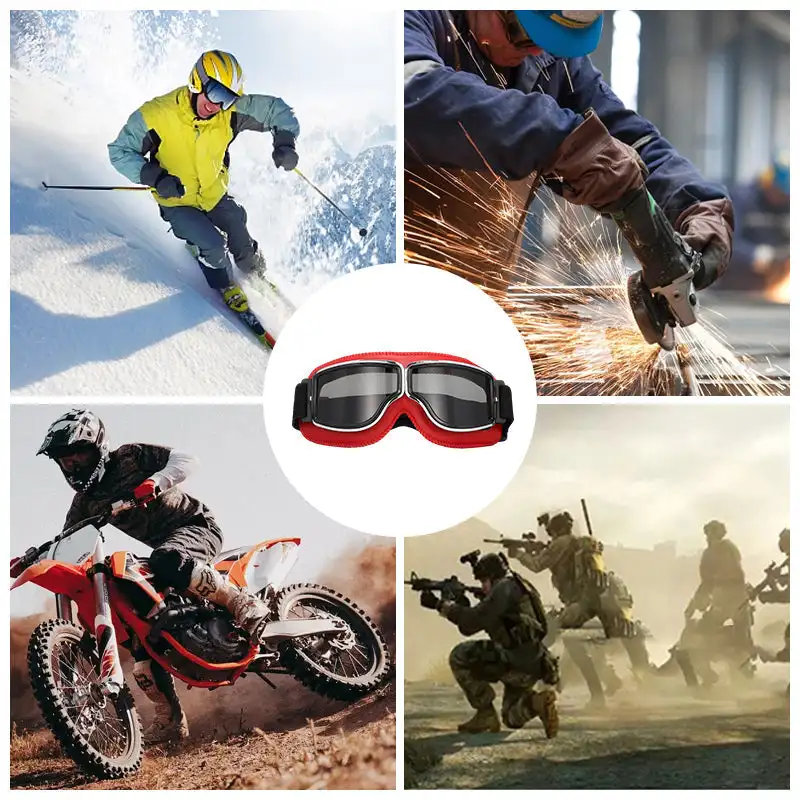 Vintage Motorcycle Goggles Sunglasses Universal Motorcycle Vintage Goggles Pilot Motorbike Glasses Motorcycle Accessories
Vintage Motorcycle Goggles Sunglasses Universal Motorcycle Vintage Goggles Pilot Motorbike Glasses Motorcycle Accessories