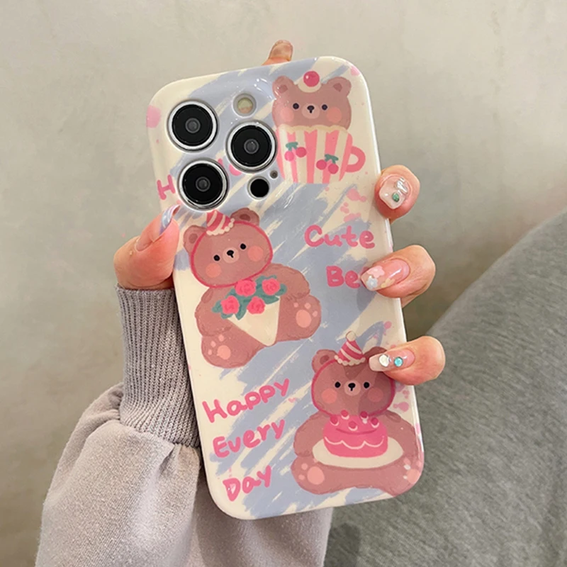 Cute Bear Shockproof Silicone Phone Case For iPhone 13 Pro Max 14 12 11 14 Plus X XR XS Max Soft Back Cover Capa
Cute Bear Shockproof Silicone Phone Case For iPhone 13 Pro Max 14 12 11 14 Plus X XR XS Max Soft Back Cover Capa
