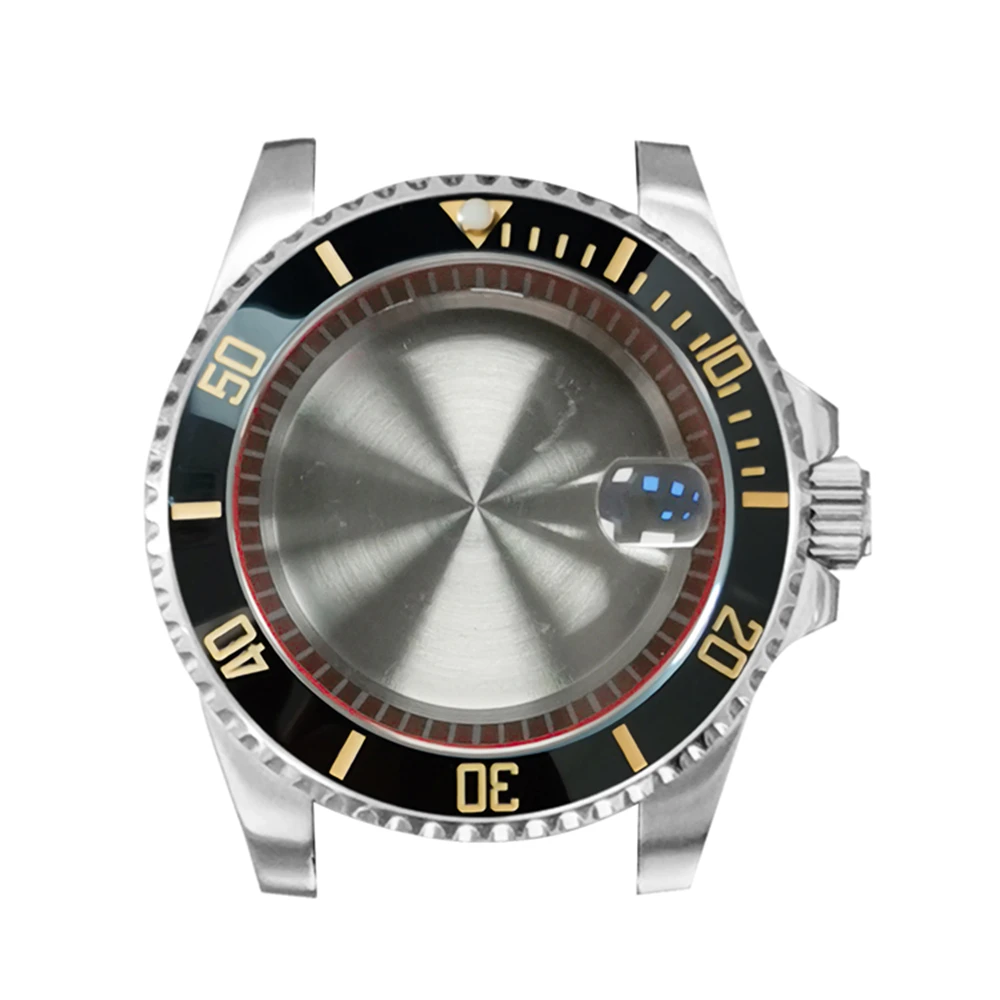 316L Stainless Steel Solid 40MM Case Red Inner Shadow Ring Sapphire Magnifying Glass for NH35/NH36 Movement
316L Stainless Steel Solid 40MM Case Red Inner Shadow Ring Sapphire Magnifying Glass for NH35/NH36 Movement