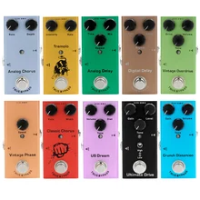 Electric Guitar Pedal Vintage Overdrive/Distortion Crunch/Distortion/US Dream/Classic Chorus/Vintage Phase/Digital Delay