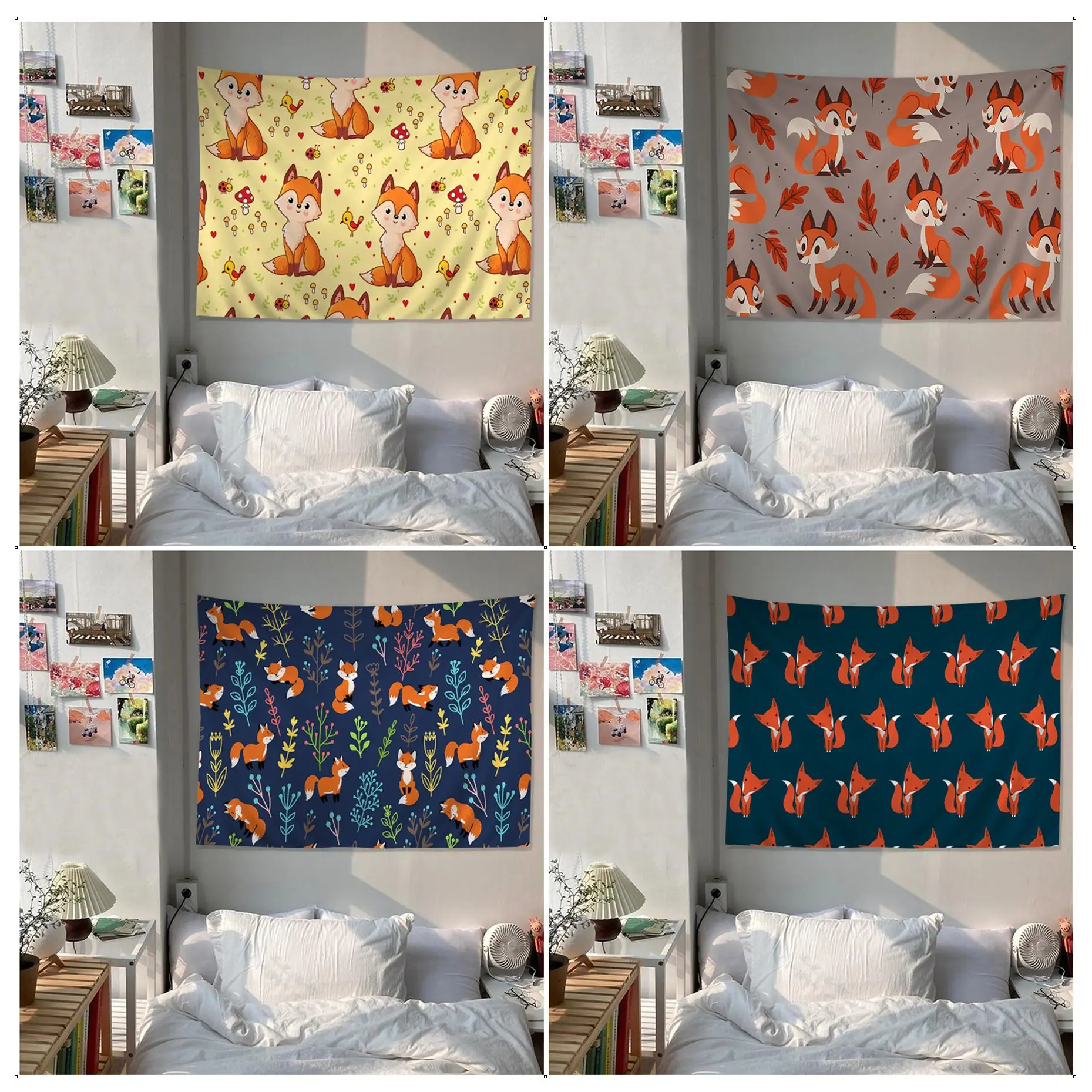 Cartoon Fox Chart Tapestry Art Science Fiction Room Home Decor Cheap Hippie Wall Hanging
Cartoon Fox Chart Tapestry Art Science Fiction Room Home Decor Cheap Hippie Wall Hanging