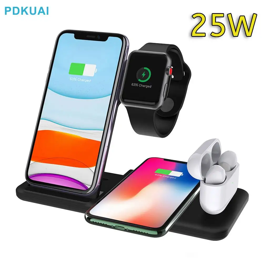 Быстрое беспроводное зарядное устройство 4 в 1, подставка для iPhone 13, 12, 11, XS, XR, X, 8, Apple Watch, Airpods Pro, iWatch, Samsung S22, S21, 25 Вт
Быстрое беспроводное зарядное устройство 4 в 1, подставка для iPhone 13, 12, 11, XS, XR, X, 8, Apple Watch, Airpods Pro, iWatch, Samsung S22, S21, 25 Вт