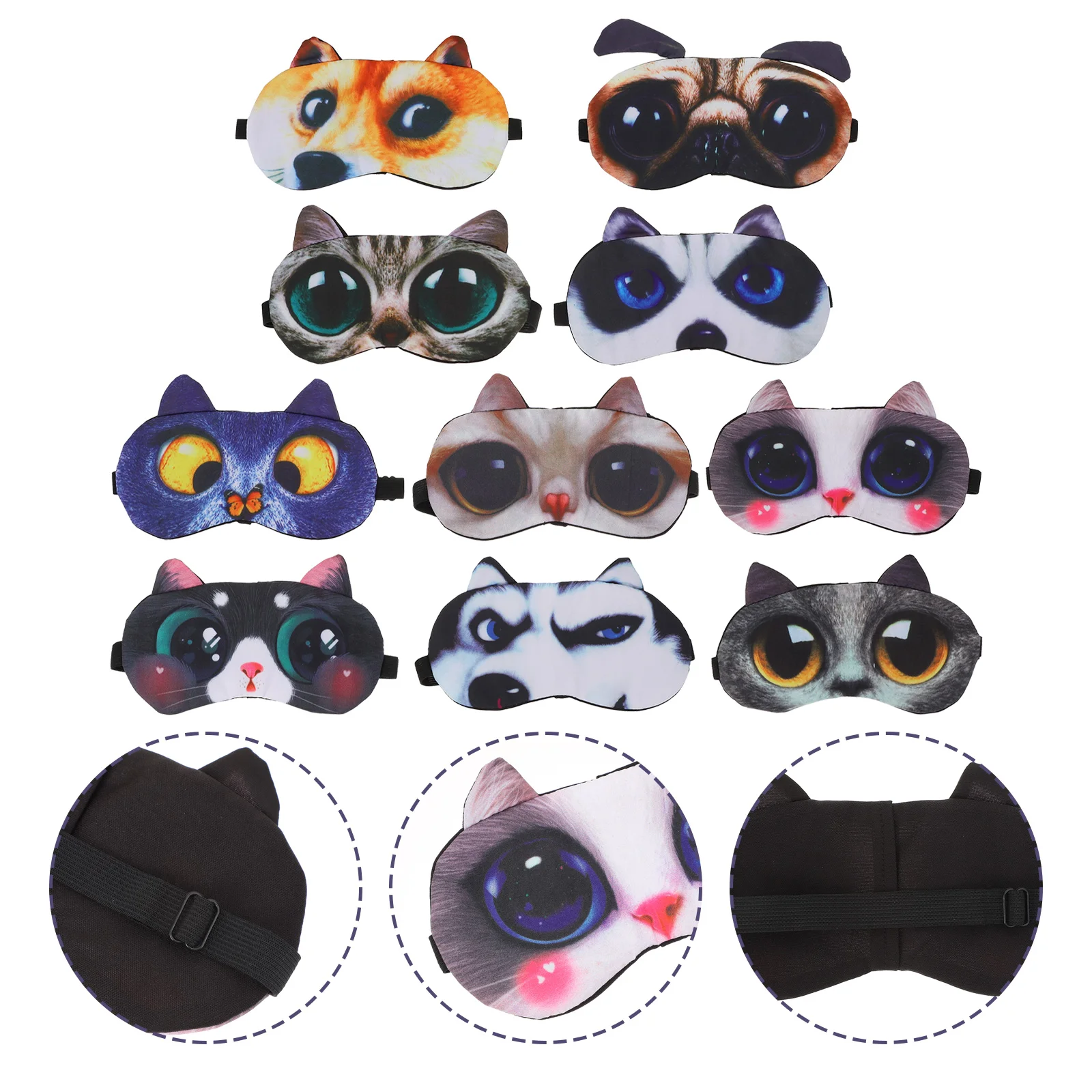 10pcs Durable Delicate Convenient Practical Creative Eye Patches Eye Masks for Home
10pcs Durable Delicate Convenient Practical Creative Eye Patches Eye Masks for Home