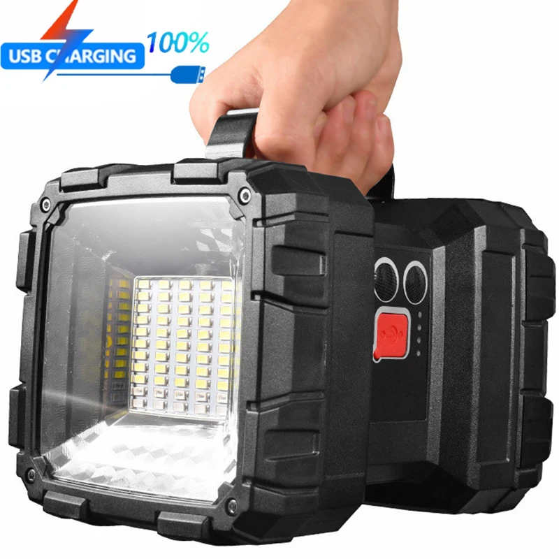 XHP70.2 Outdoor Spotlight Super Bright LED Rechargeable Double Head Searchlight Handheld Flashlight Work Light Camping Lantern 
XHP70.2 Outdoor Spotlight Super Bright LED Rechargeable Double Head Searchlight Handheld Flashlight Work Light Camping Lantern