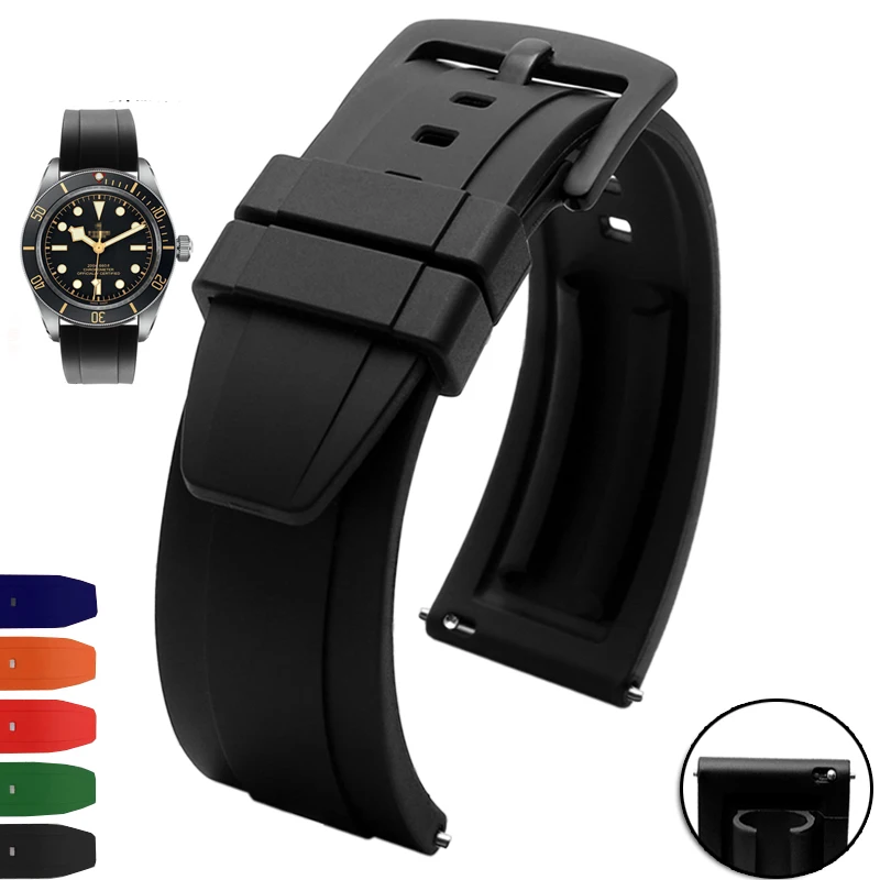 Quick release strap silicone strap suitable for Rolex Omega Tissot Casio Huawei 20mm 22mm waterproof men's Sports Strap
Quick release strap silicone strap suitable for Rolex Omega Tissot Casio Huawei 20mm 22mm waterproof men's Sports Strap