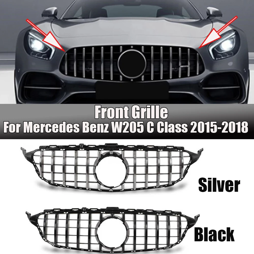 Передний бампер GT решетка ABS бампер Гриль для Mercedes Benz C-Class W205 C180 C200 C300 C350 гриль Parrilla 2015-2018 автостайлинг
Передний бампер GT решетка ABS бампер Гриль для Mercedes Benz C-Class W205 C180 C200 C300 C350 гриль Parrilla 2015-2018 автостайлинг