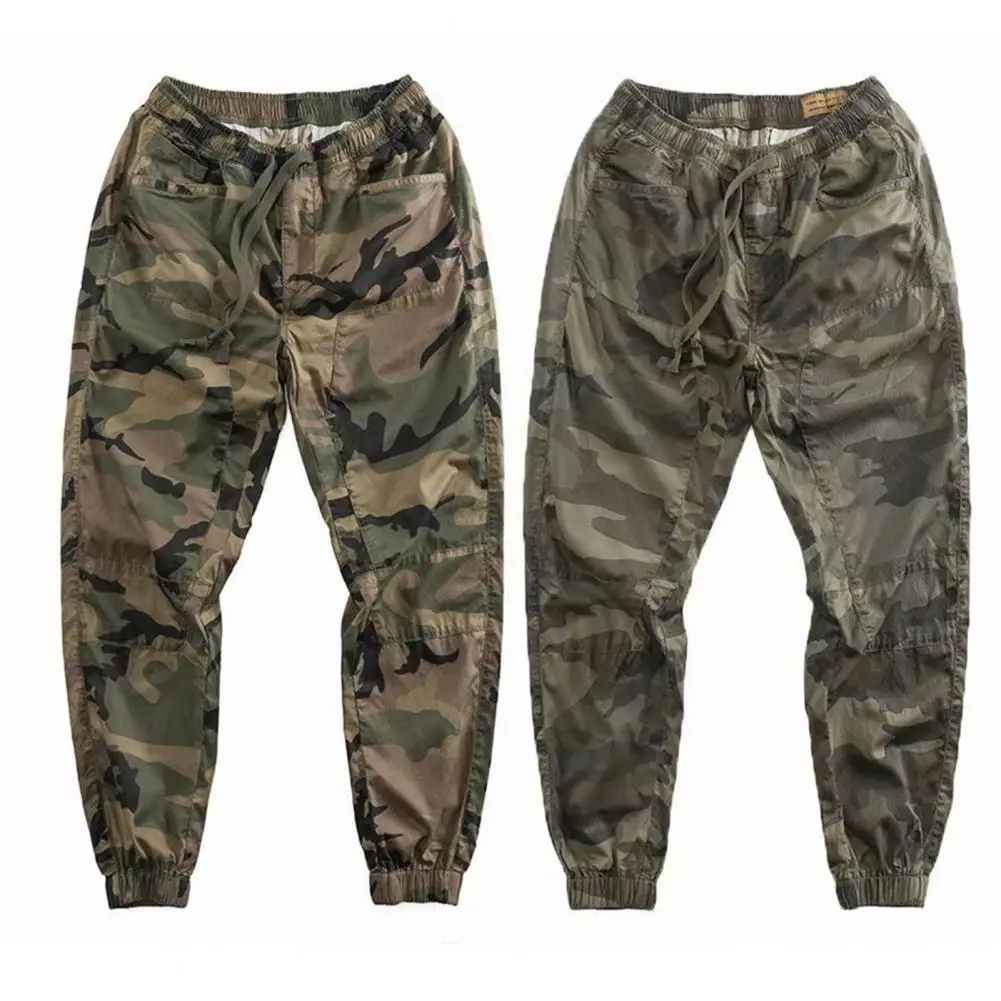 Deep Crotch Men Pants Camouflage Print Men Trousers Elastic Waist Ankle-banded Pants Casual Cargo Pants for Summer
Deep Crotch Men Pants Camouflage Print Men Trousers Elastic Waist Ankle-banded Pants Casual Cargo Pants for Summer