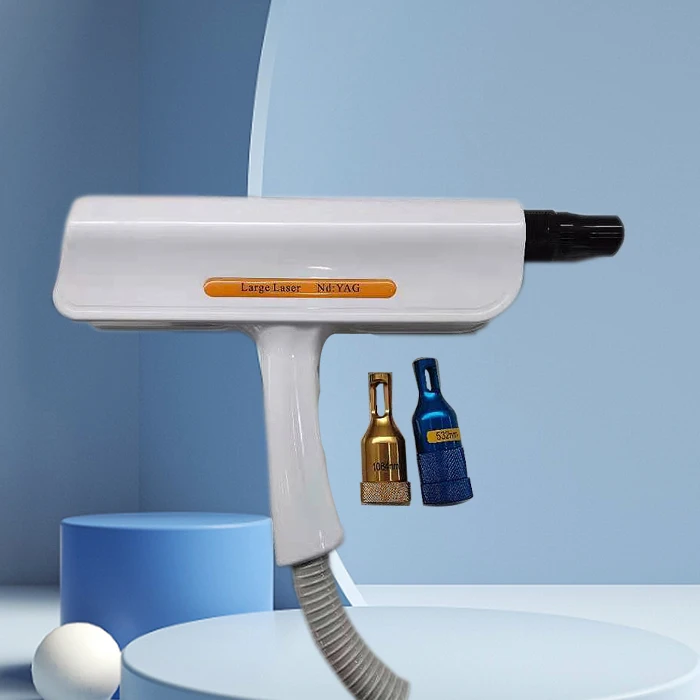 double rods and one laser lamp light nd yag q switched handle for tattoo removal
double rods and one laser lamp light nd yag q switched handle for tattoo removal