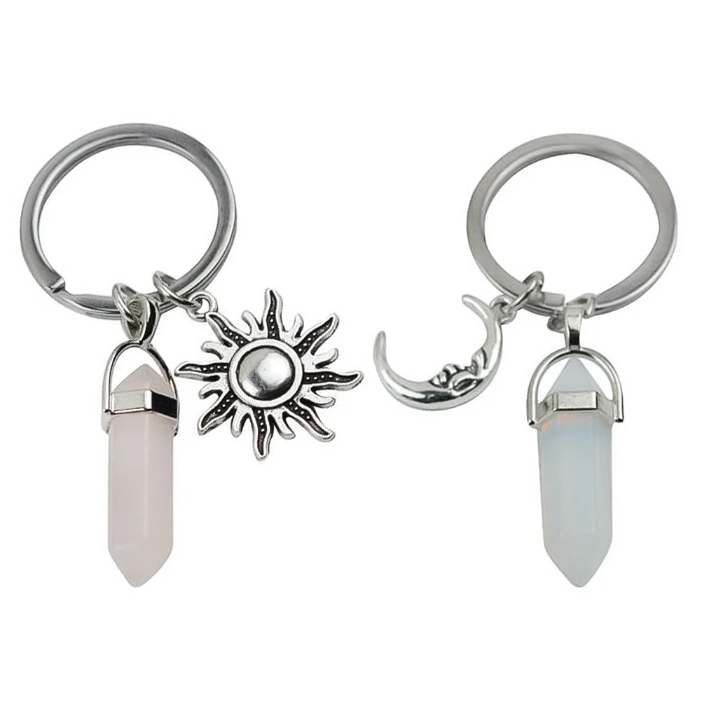 2 Pcs Bag Decoration Keychains Gifts Car Moon Shape Keyring Vintage Decor Couple Keychain European American Crystals Keychain
2 Pcs Bag Decoration Keychains Gifts Car Moon Shape Keyring Vintage Decor Couple Keychain European American Crystals Keychain