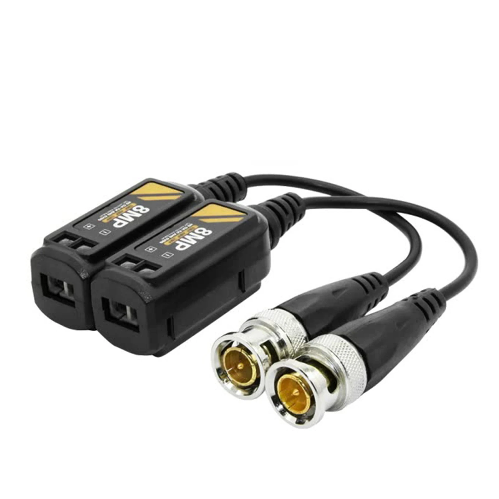 2/3/5 Video Balun Connectors 1080P Passive BNC Male Cable Connectors 8MP for CCTV Security Camera
2/3/5 Video Balun Connectors 1080P Passive BNC Male Cable Connectors 8MP for CCTV Security Camera