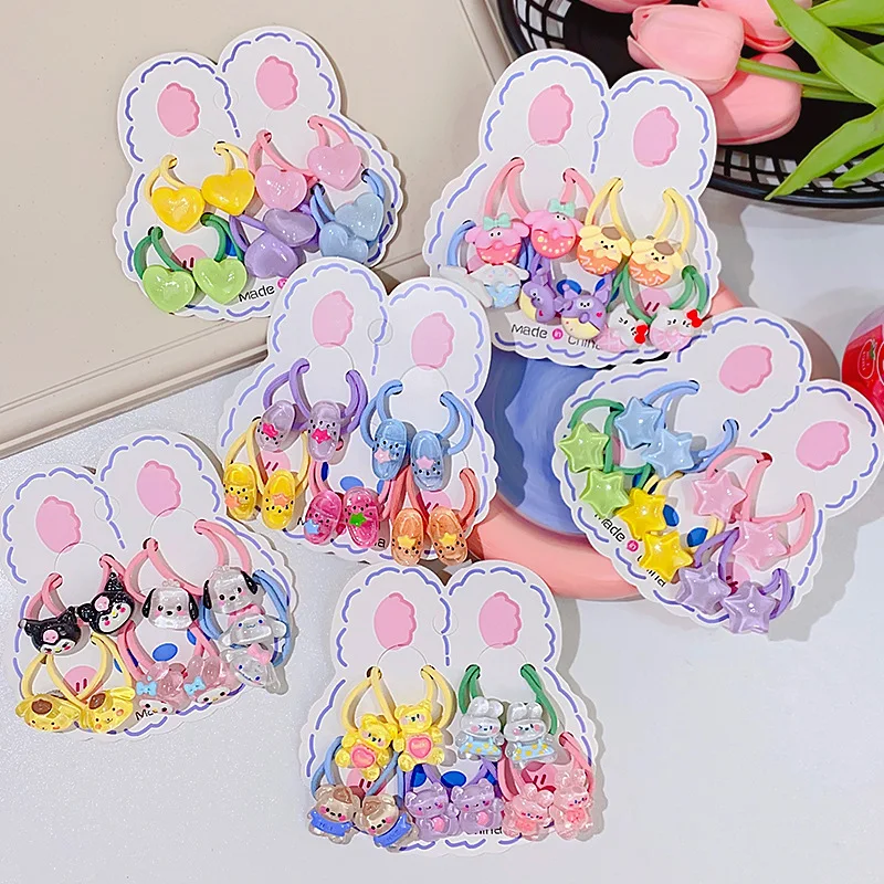 10pcs Sanrio Hair Accessories Headband Anime Kawaii Kuromi Hellokitty Melody Hairclips Kids Hairpins Barrettes Rubber Band Gift
10pcs Sanrio Hair Accessories Headband Anime Kawaii Kuromi Hellokitty Melody Hairclips Kids Hairpins Barrettes Rubber Band Gift