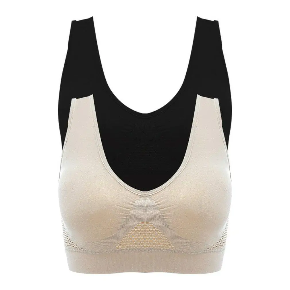 2pcs Thin Sports Underwear Breathable Comfortable Skin-Friendly Fabric Without Steel Ring Underwear Bra For Women
2pcs Thin Sports Underwear Breathable Comfortable Skin-Friendly Fabric Without Steel Ring Underwear Bra For Women
