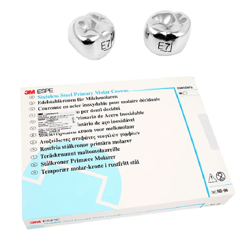 96PCS Dental Primary Molar Teeth Crown 3M ESPE Stainless Steel Primary Molar Crowns 3M Kids Teeth Crowns Deciduous Teeth Crowns
96PCS Dental Primary Molar Teeth Crown 3M ESPE Stainless Steel Primary Molar Crowns 3M Kids Teeth Crowns Deciduous Teeth Crowns